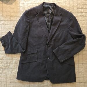 Claiborne Blazer Gray Corduroy Cotton Sport Size L